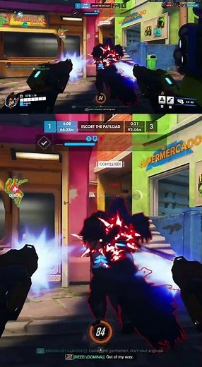Hero Yells ‘Ladies & Gentlemen, Start Your Engines!’ 🚗💥 #Overwatch #Gameplay #Clutch