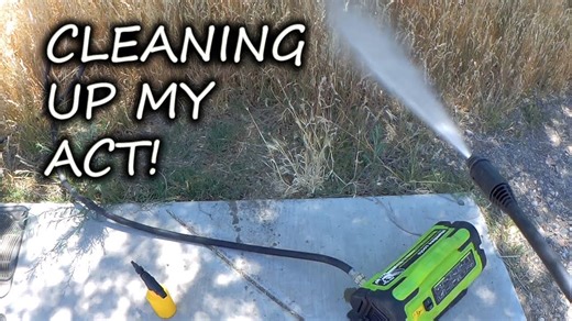 How to power clean your rig off the grid using a portable pressure washer!