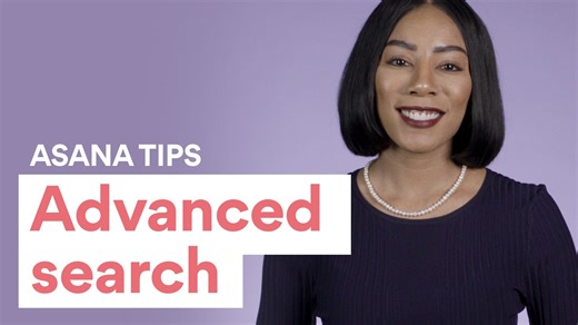Having trouble finding that one conversation or task in Asana? Our dedicated Customer Success Manager is here to help in our latest #AsanaTips video. Watch Terri Lomax show you how to use our advanced search feature so you can find what you need, fast! | Asana | Facebook