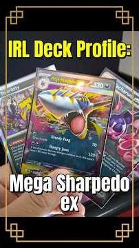 IRL Mega Sharpedo ex Deck Profile: (Pokémon TCG Live: Mega Evolution - Perfect Order)
