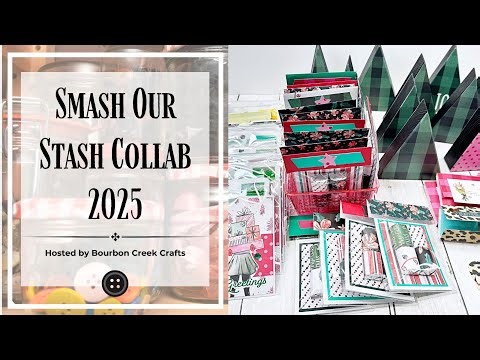 8 Projects from 1 12x12 Pad - Craft Show Idea Project Share - Smash our Stash Collaboration