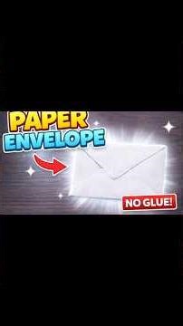 HOW TO MAKE AN ENVELOPE FOR LETTERS WITHOUT GLUE STEP BY STEP | EASY PAPER ENVELOPE INCL ART