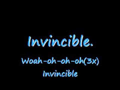Invincible - Hedley With Lyrics