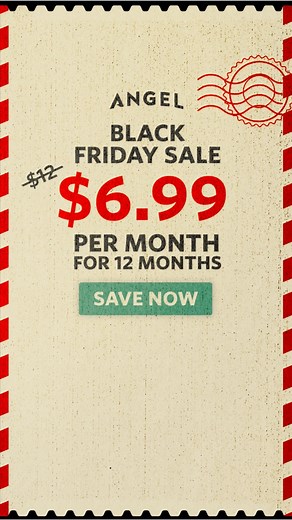 🎉 UP TO 42% OFF FOR 12 MONTHS 🎉 Don't miss the Early Black Friday Savings Event - Sale Ends Sunday! Join now and support powerful, family-friendly storytelling. Celebrate the values you believe in with stories worth sharing. Join the Angel Guild today and save BIG! 🤩 | Angel
