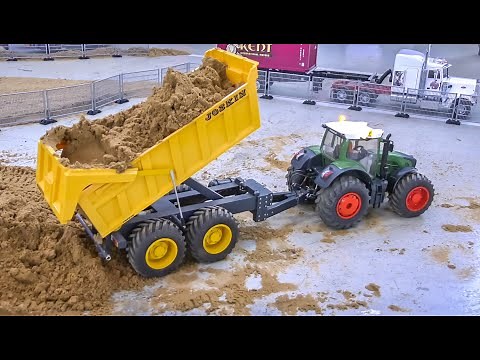 RC Tractors! RC Reach Stacker! Farming in 1:16 scale!