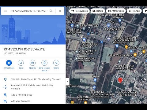 Cách Chuyển Tọa Độ VN 2000 Sang Google Maps