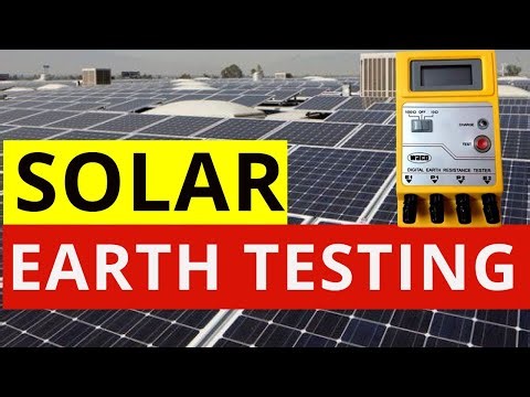 SOLAR PLANT Earth pit resistance test |how to test it| Earth Tester | Digital earth tester