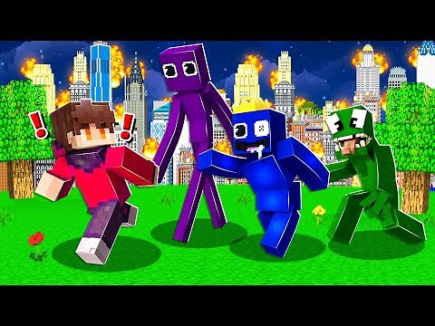 The TRUTH About RAINBOW FRIENDS in Minecraft.. (FULL MOVIE)