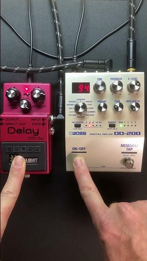 BOSS DD-200 delay vs BOSS DM-2w delay. How close can the DD-200 (in analog mode) sound to the DM-2w?