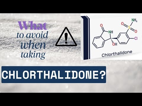 What to avoid when taking Chlorthalidone? #chlorthalidone #hypertension #heartfailure