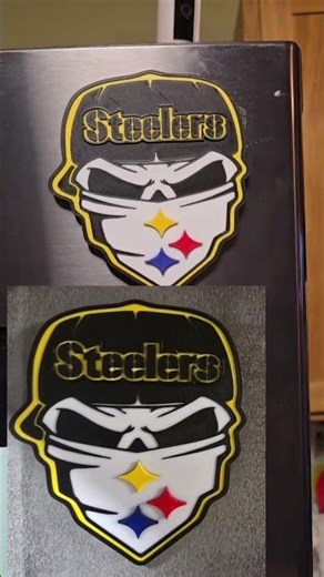 3D Printing a Steelers Fridge Magnet! 🖨️💛