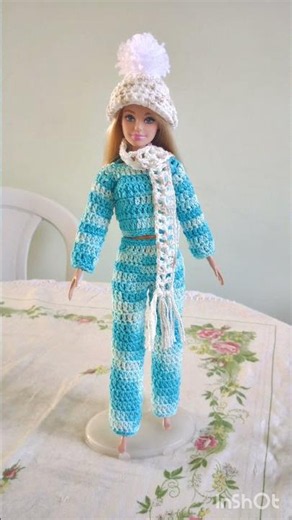 + LOOKS DE FRIO PARA BARBIE 😍♥️🍁❄️ #barbie #crochet