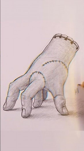 Drawing Thing from Wednesday 🖐