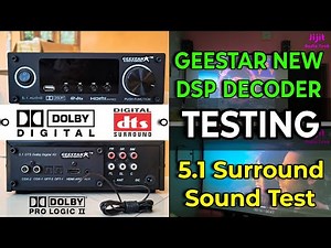 Geestar New 5.1 DSP DECODER Testing | Dolby Dts Surround Sound Testing in Malayalam | optical ARC