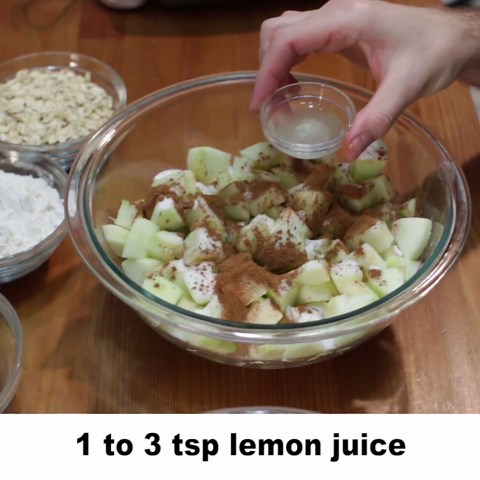 How to make apple crisp | Homemade apple crisp recipe | Short version