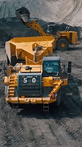 Cat 777 Coal Haulers, one of the many hauling tools they use at the Estevan Mine — They are Cat 777 haul trucks of varying vintage combined with @megacorp.inc belly dump trailers. When it comes to hauling large amounts of Saskatchewan lignite coal from pit to the crusher, these units can’t be beat! | Earthmovers Media