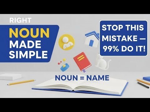 What Is a Noun? Simple Explanation + Easy English Story for Beginners. #learnenglish #noun