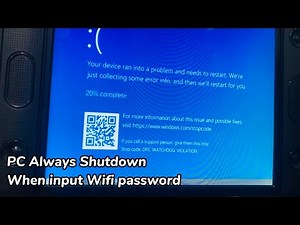 How to Solve PC Desktop Always Shutdown After Input Wifi Password | Fix PC Auto Shut Off & Restart
