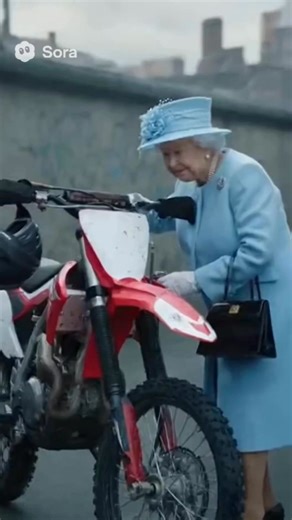 Royal ride gone wrong! 👑🏍️ #queenelizabeth #explorepage | The King's Guard