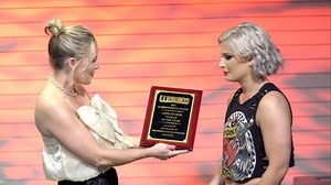 All Elite Wrestling on Instagram: "EXCLUSIVE: #AEW “Rookie” @ToniStorm_ accepts her @OfficialPWI award for “2024 Woman of the Year”!"