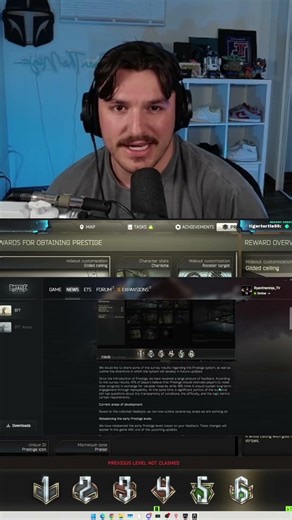 Reworked prestige system #tarkov #escapefromtarkov #eft