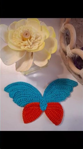 listo el tutorial de esta mariposa en el canal #crochet #tutorial #amigurumi #reels #youtubeshorts