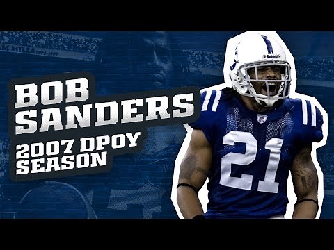 The Hitman's DPOY Season | Bob Sanders 2007 Highlights (NFL Throwback)