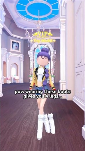 NEW 4 LEGS GLITCH... on Dress to Impress #dresstoimpress #roblox #dti