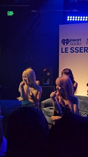 LE SSERAFIM 'ICONIC BY MISTAKE' [iHeartRadio-TikTok LIVE Premiere] @ iHeartRadio Theater 6/12/2026
