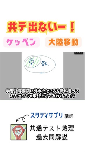 【共テ出ないー！ケッペン・大陸移動】共通テスト地理｜たつじん先生の過去問解説【切り抜き】
