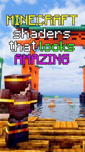 Estas SHADERS HACEN VER MINECRAFT MUY HERMOSO 🤩 #minecraft #shaders