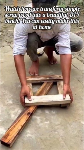 How To Make A Simple Wooden Bench Easily