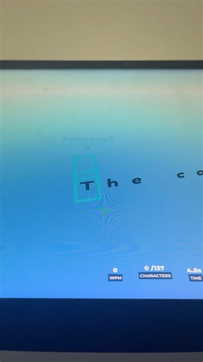 Do you think you could beat my high score of 37 wpm?#words #roblox #typeracer #truetype #typesystem