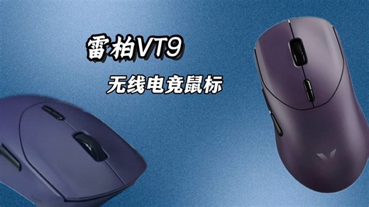 雷柏VT9深度测评：超20000FPS静态扫描帧速率+双8K回报率实测