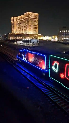 TONIGHT! The CPKC holiday train is set to travel across southeast Michigan! We plan to be LIVE tracking the location & posting updates as we get new information. Click the link in the comments for a map of travel. | Michigan Storm Chasers