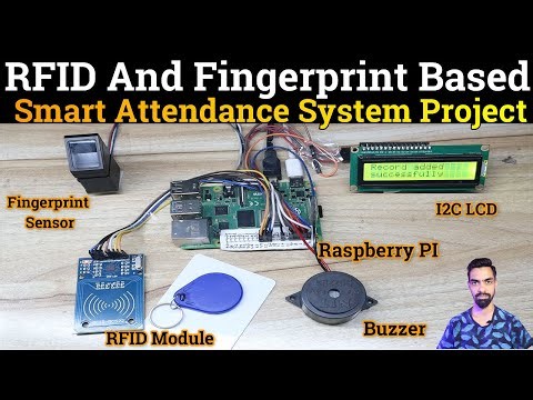 Fingerprint and RFID verification require to give attendance | Smart attendance System Project