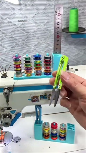 Bobbin Tool Storage Rack "Take You Inside a Garment Factory "Practical Garment Tools Sewing Machine