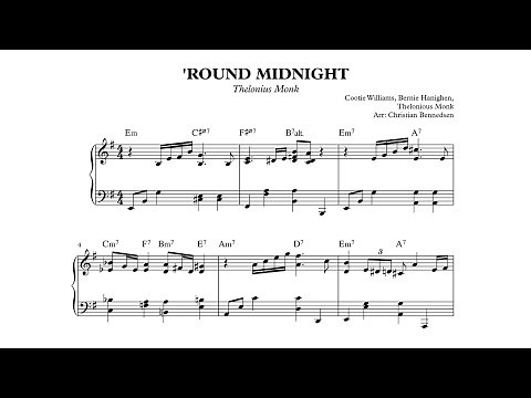 'Round Midnight - Piano