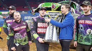 Tyler Menninga, driver of Grave Digger, wins the 2020 Monster Jam Triple Threat Series East championship! Full story: https://feld.ly/Menninga_2020Champ | Monster Jam