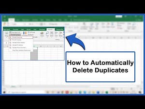 How To Automatically Delete Duplicates In Excel(Formula to Automatically Remove Duplicates in Excel)