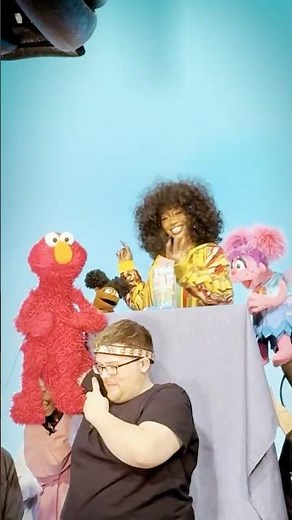 Behind the Scenes with SZA on Sesame Street!