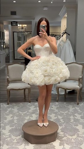 Bridal Mini Dress PERFECTION from Nicole and Felicia Couture