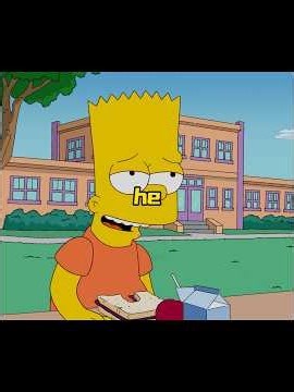 Bart pranks Nelson.#thesimpsons