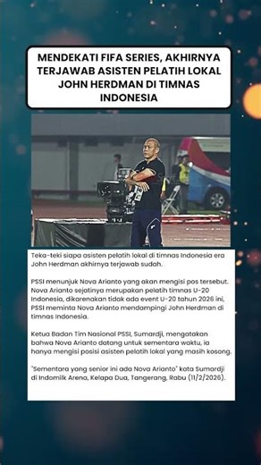 Mendekati FIFA Series, Terjawab Asisten Pelatih Lokal John Herdman Di Timnas Indonesia