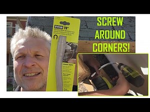 Screw Around Corners & Tight Spaces with Ryobi Flexible Bit Extension Superbit