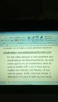 Comment Être VIP 1 an Gratuitement sur MovieStarPlanet