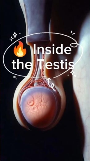 How Sperm Is Made | Inside the Testis | Human Anatomy Shorts #SpermProduction #MedicalShorts