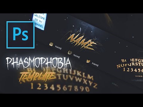 Phasmophobia Banner Template | FREE DOWNLOAD