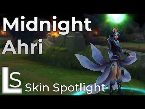 Midnight Ahri - Skin Spotlight - League of Legends