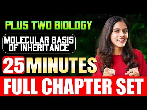 Plus Two Biology Christmas Exam | molecular Basis of Inheritance | Full Mark in 30 Min.| Exam Winner